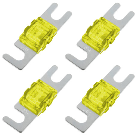 Mini ANL Sicherung 20A, 32V, 4 Stück