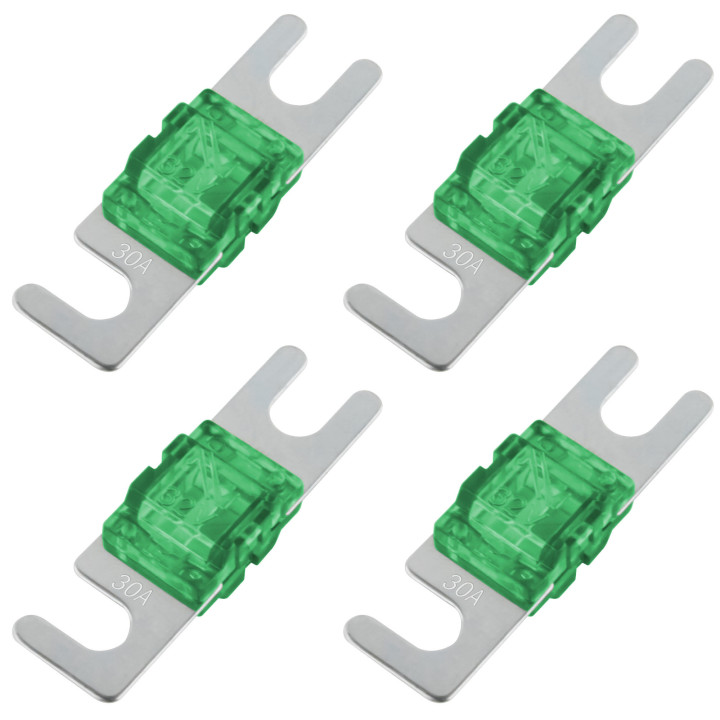 Mini ANL Sicherung 30A, 32V, 4 Stück