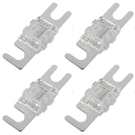 Mini ANL Sicherung 80A, 32V, 4 Stück
