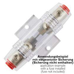 Sicherungshalter für ANL, Blatt- und Streifensicherung