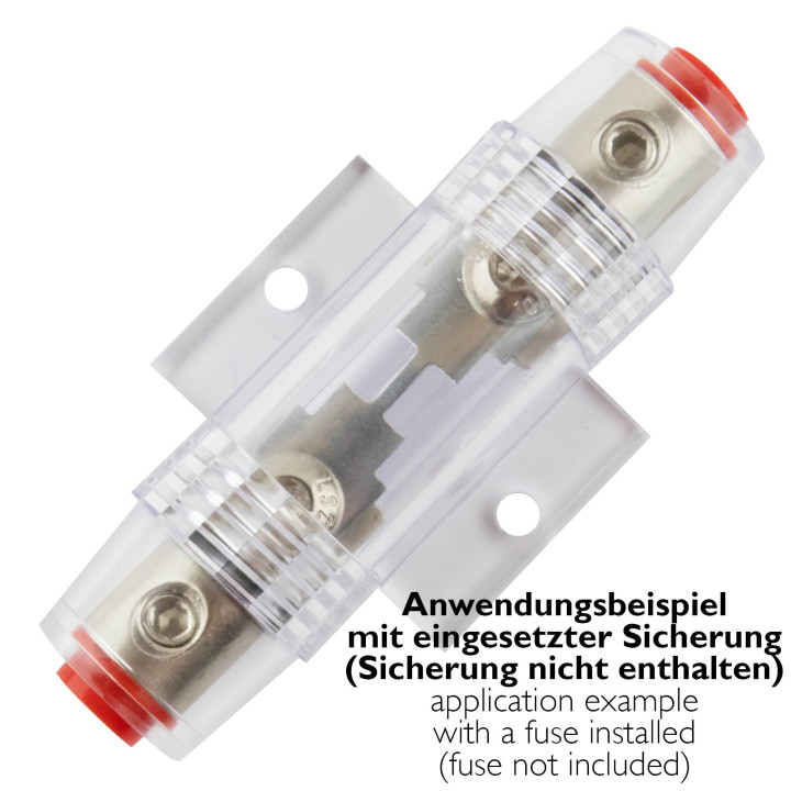 Sicherungshalter für ANL, Blatt- und Streifensicherung