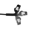 Netzwerkkabel, RJ-45 Stecker - RJ45-Stecker, CAT 8.1, U/FTP, flexible Stecker, für 25/40 GBASE Anwendungen, 1,5 m