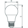 Philips CoreProbulb LED A60, 8W/827, E27 Glühlampe, 806lm, 16897800, 2700K, warmweiß, matt