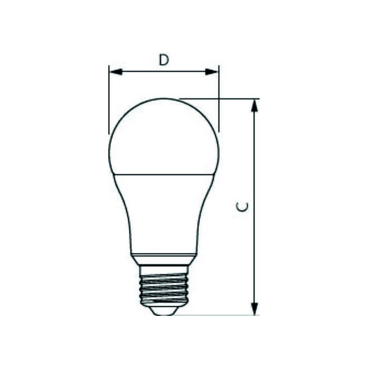 Philips CoreProbulb LED A60, 13W/840, E27 Glühlampe, 1521lm, 16907400, 4000K, kaltweiß, matt