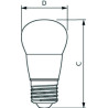 Philips CorePro lustre ND P45, 7W/827, E27 Tropfen, 806lm, 31302600, 2700K, warmweiß, matt