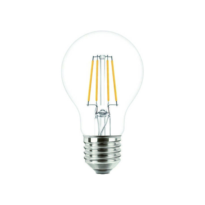 Philips CorePro LEDbulb A60, 4.3W/827, 2700K, E27, 470lm, 34716800, LED-Filament-Glühlampe, warmweiß, klar