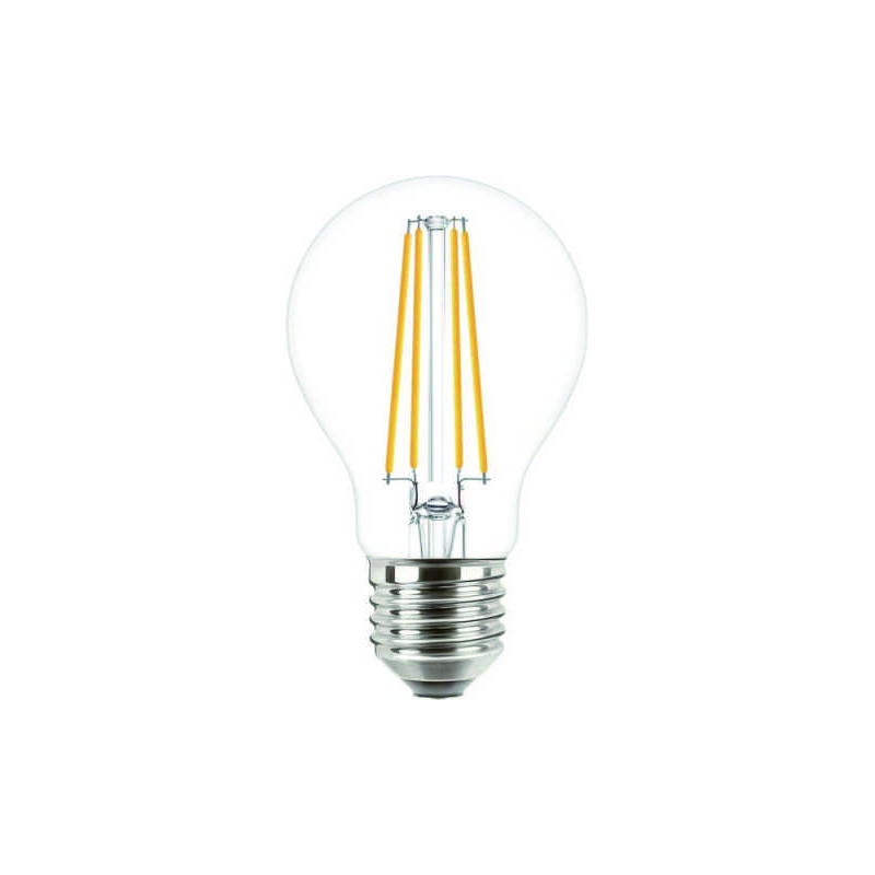 Philips CorePro LEDbulb A60, 7W/827, 2700K, E27, 806lm, 38003500, LED-Filament-Glühlampe, warmweiß, klar