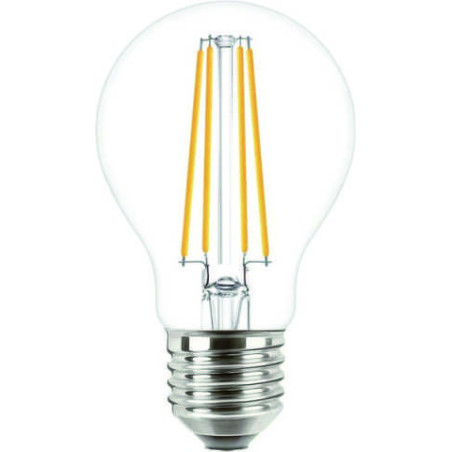 Philips CorePro LEDbulb A60, 7W/827, 2700K, E27, 806lm, 38003500, LED-Filament-Glühlampe, warmweiß, klar