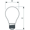 Philips CorePro LEDbulb A60, 8.5W/827, 2700K, E27, 1055lm, 34712000, LED-Filament-Glühlampe, warmweiß, klar