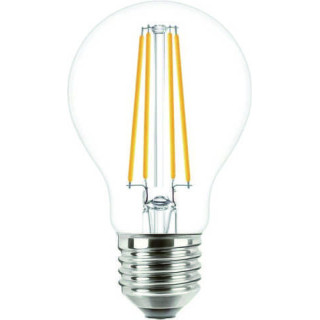Philips CorePro LEDbulb A60, 8.5W/827, 2700K, E27, 1055lm, 34712000, LED-Filament-Glühlampe, warmweiß, klar