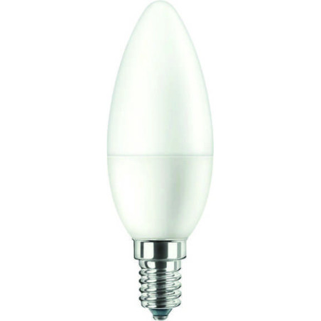 Philips CorePro Candle 7W/827 E14 B38 Kerze Glühlampe matt, 31296800, 806lm, 2700K, warmweiß