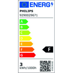 Philips CorePro lustre 2.8W/827 E14 P45, Tropfen Glühlampe matt, 31244900, 250lm, 2700K, warmweiß