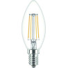 Philips CorePro LEDcandle ND, 4.3W/827 E14 B35 Kerze Glühlampe klar, 34726700, 470lm, 2700K, warmweiß, klar