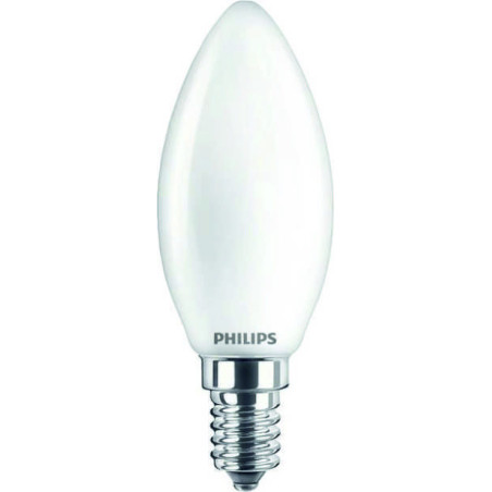 Philips CorePro LEDcandle ND, 4.3W/827 E14 B35 Kerze Glühlampe, 34718200, 470lm, 2700K, warmweiß, mattiert