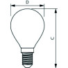 Philips Master LEDcandle DT, 3.4W/927 E14 P45 Tropfen Glühlampe klar, 44951000, 470lm, 2700K, warmweiß