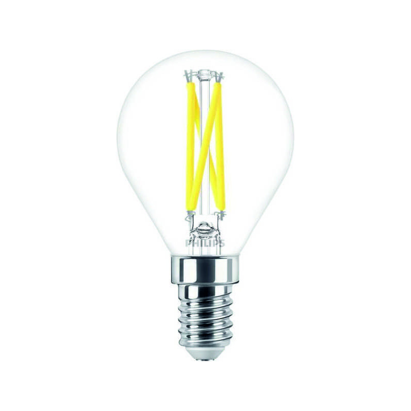 Philips Master LEDcandle DT, 3.4W/927 E14 P45 Tropfen Glühlampe klar, 44951000, 470lm, 2700K, warmweiß