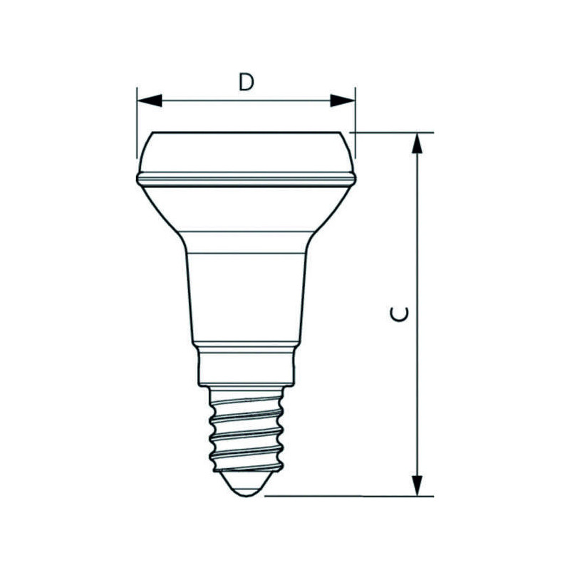 Philips CorePro LEDspot ND 4.3W/827 R50 E14 36° Reflektor, 2700K 390lm, warmweiß, 81177100