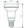 Philips CorePro LEDspot ND 4.3W/827 R50 E14 36° Reflektor, 2700K 390lm, warmweiß, 81177100