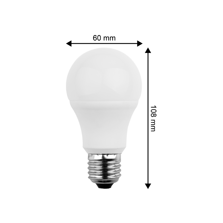 Blulaxa LED SMD Lampe 8W/827, Birnenform E27 8W 810lm, 4000 K kaltweiß