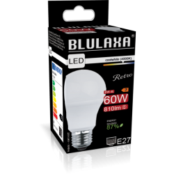 Blulaxa LED SMD Lampe 8W/827, Birnenform E27 8W 810lm, 4000 K kaltweiß