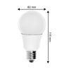 Blulaxa LED SMD Lampe 10W/840, Birnenform E27 10W 1055lm, 2700 K kaltweiß, 2er Pack