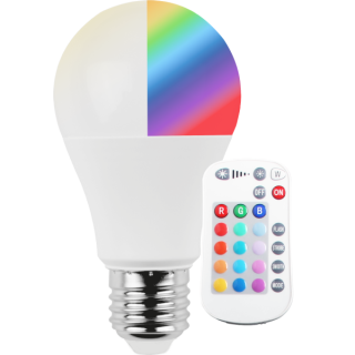 Blulaxa LED SMD Lampe Birnenform E27 9W 810lm RGB+warmweiß dimmbar