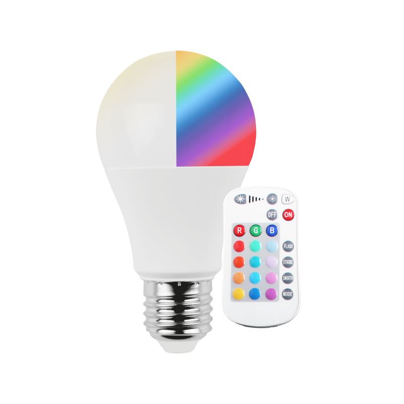 Blulaxa LED SMD Lampe Birnenform E27 9W 810lm RGB+warmweiß dimmbar