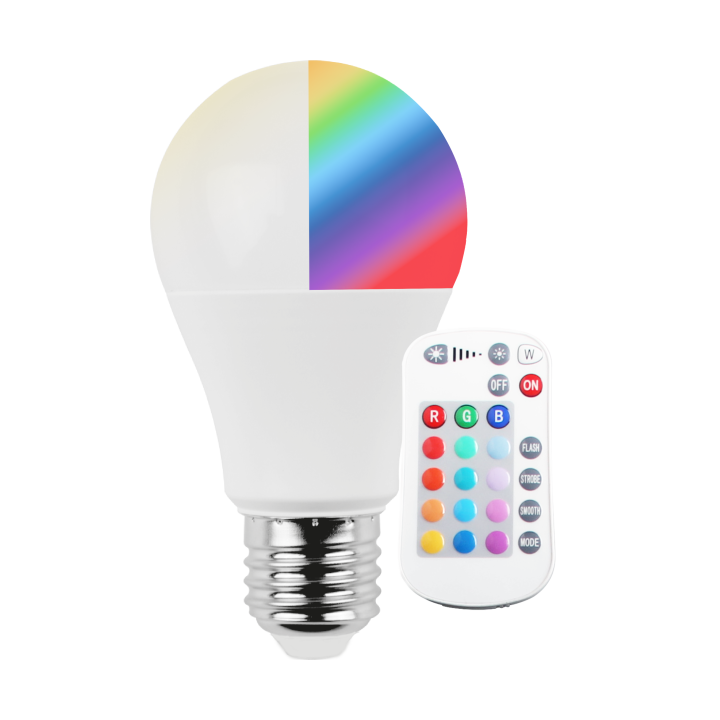 Blulaxa LED SMD Lampe Birnenform E27 9W 810lm RGB+warmweiß dimmbar