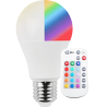 Blulaxa LED SMD Lampe Birnenform E27 9W 810lm RGB+warmweiß dimmbar