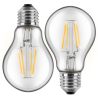 Blulaxa LED Filament Lampe 4.5W/827, Birnenform E27 4,5W 470lm, 2700 K warmweiß, 2er Pack