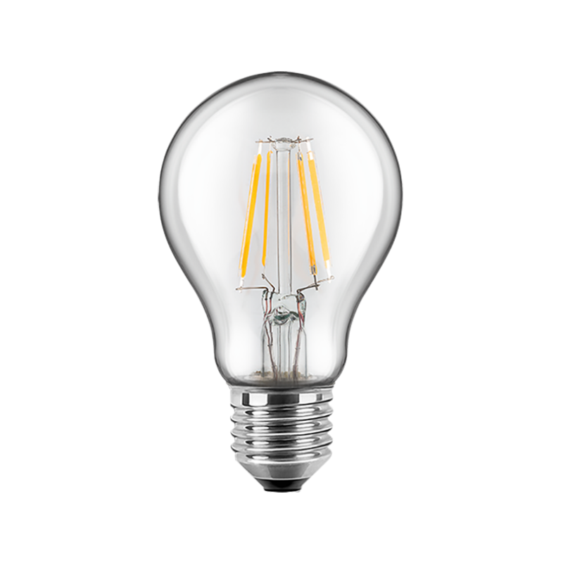 Blulaxa LED Filament Lampe 7W/827, Birnenform E27 7W 810lm, 2700 K warmweiß
