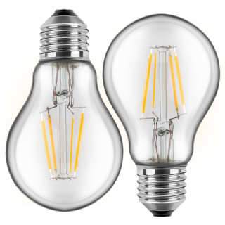 Blulaxa LED Filament Lampe 7W/840, Birnenform E27 7W 810lm, 4000 K kaltweiß, 2er Pack