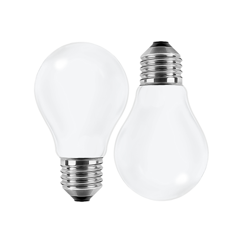 Blulaxa LED Filament Lampe 7W/827, Birnenform E27 7W 810lm, 2700 K warmweiß, Opal, 2er Pack