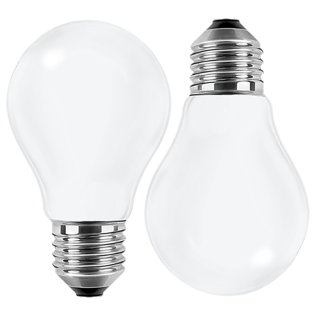 Blulaxa LED Filament Lampe 7W/827, Birnenform E27 7W 810lm, 2700 K warmweiß, Opal, 2er Pack