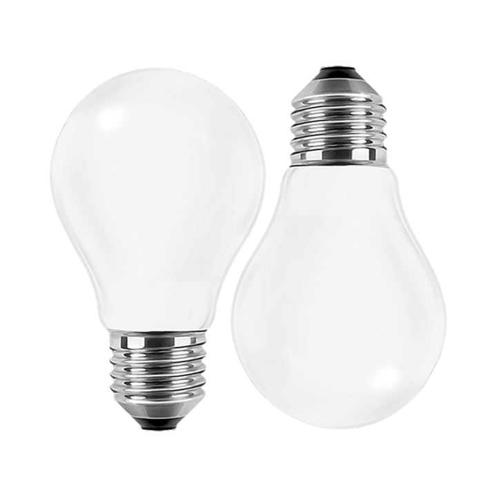 Blulaxa LED Filament Lampe 7W/827, Birnenform E27 7W 810lm, 2700 K warmweiß, Opal, 2er Pack
