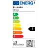 Blulaxa LED Filament Lampe 12W/827, Birnenform E27 12W 1521lm, 2700 K warmweiß