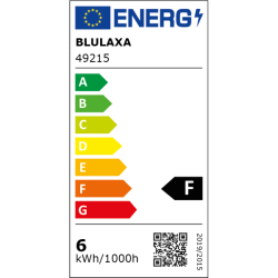 Blulaxa LED SMD Lampe 5.5W/827, Birnenform E27 5.5W 470lm, 2700 K warmweiß, 2er Pack