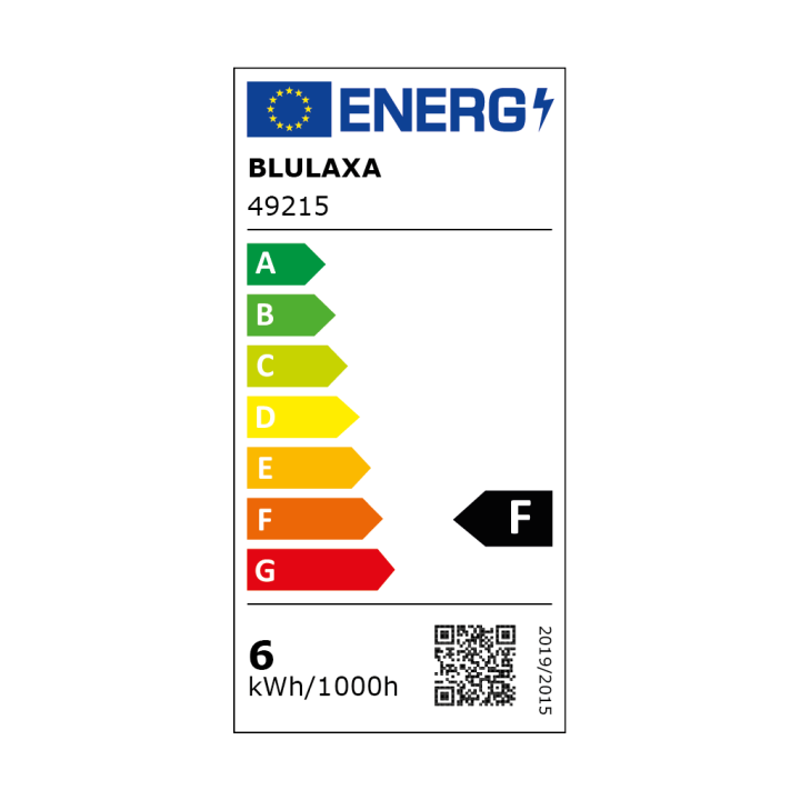 Blulaxa LED SMD Lampe 5.5W/827, Birnenform E27 5.5W 470lm, 2700 K warmweiß, 2er Pack
