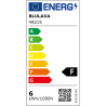Blulaxa LED SMD Lampe 5.5W/827, Birnenform E27 5.5W 470lm, 2700 K warmweiß, 2er Pack