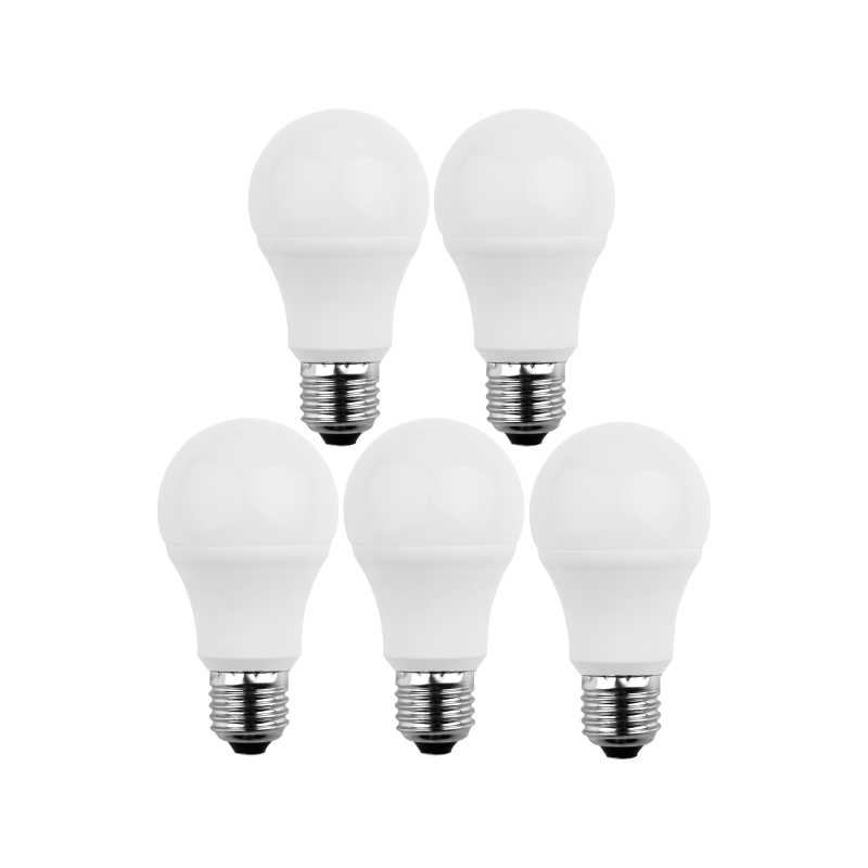 Blulaxa LED SMD Lampe 5.5W/827, Birnenform E27 5.5W 470lm, 2700 K warmweiß, 5er Pack