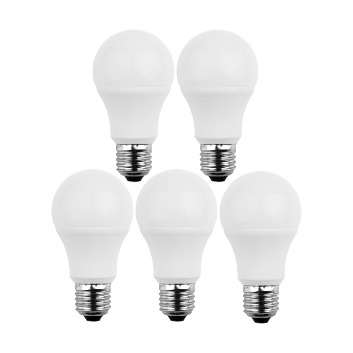 Blulaxa LED SMD Lampe 5.5W/827, Birnenform E27 5.5W 470lm, 2700 K warmweiß, 5er Pack