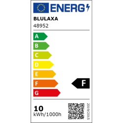 Blulaxa LED SMD Lampe 10W/840, Birnenform E27 10W 1055lm, 2700 K kaltweiß, 2er Pack