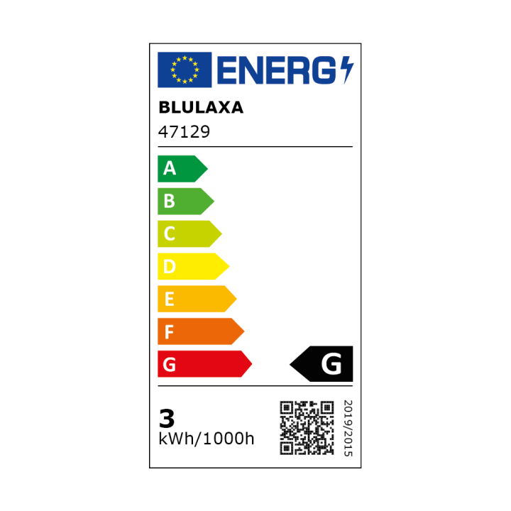 Blulaxa LED MiniGlobe Lampe 3W/827, E27 3W 250lm, 2700 K warmweiß