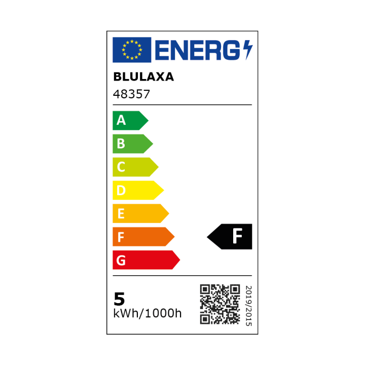Blulaxa LED MiniGlobe Lampe 5W/827, E27 5W 470lm, 2700 K warmweiß