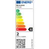 Blulaxa LED Filament MiniGlobe Lampe 1.4W/827, E27 1.4W 80lm, 2700 K warmweiß