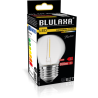 Blulaxa LED Filament MiniGlobe Lampe 1.4W/827, E27 1.4W 80lm, 2700 K warmweiß