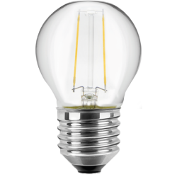 Blulaxa LED Filament MiniGlobe Lampe 2.5W/827, E27 2.5W 250lm, 2700 K warmweiß
