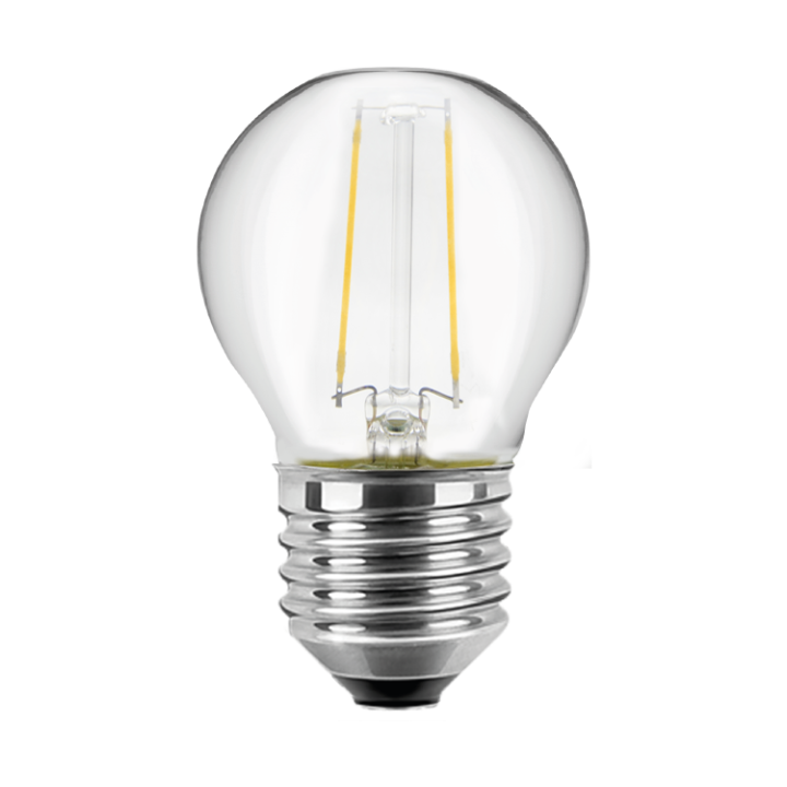 Blulaxa LED Filament MiniGlobe Lampe 2.5W/827, E27 2.5W 250lm, 2700 K warmweiß