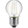 Blulaxa LED Filament MiniGlobe Lampe 2.5W/827, E27 2.5W 250lm, 2700 K warmweiß