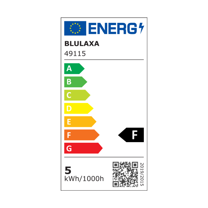 Blulaxa LED Filament MiniGlobe Lampe 4.5W/827, E27 4.5W 470lm, 2700 K warmweiß